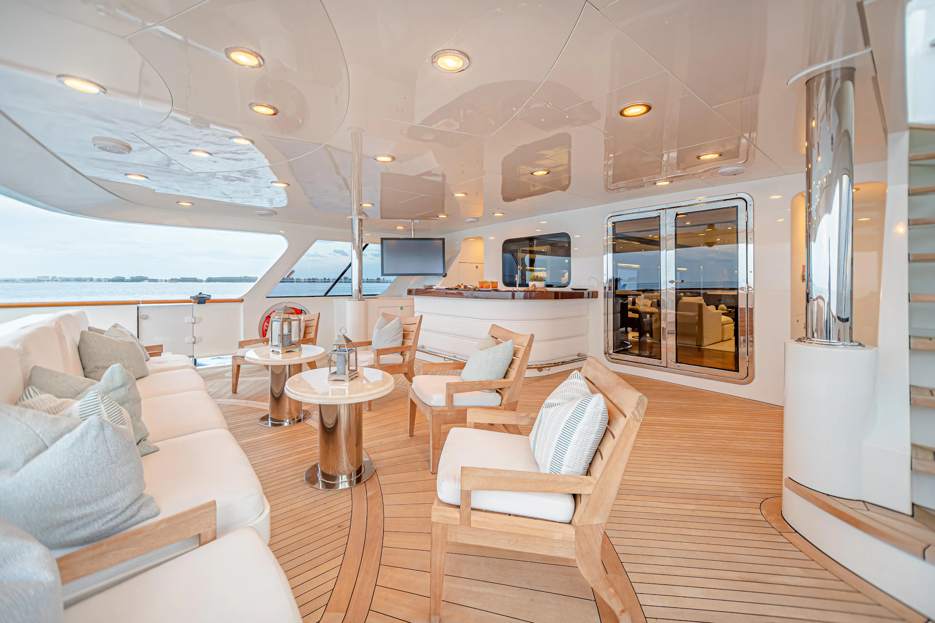 Main deck aft, as she arrived