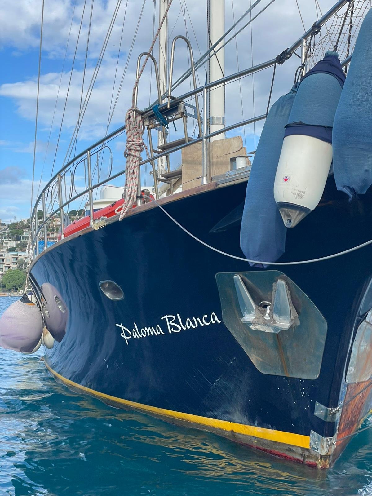 Paloma Blanca Yacht Refit