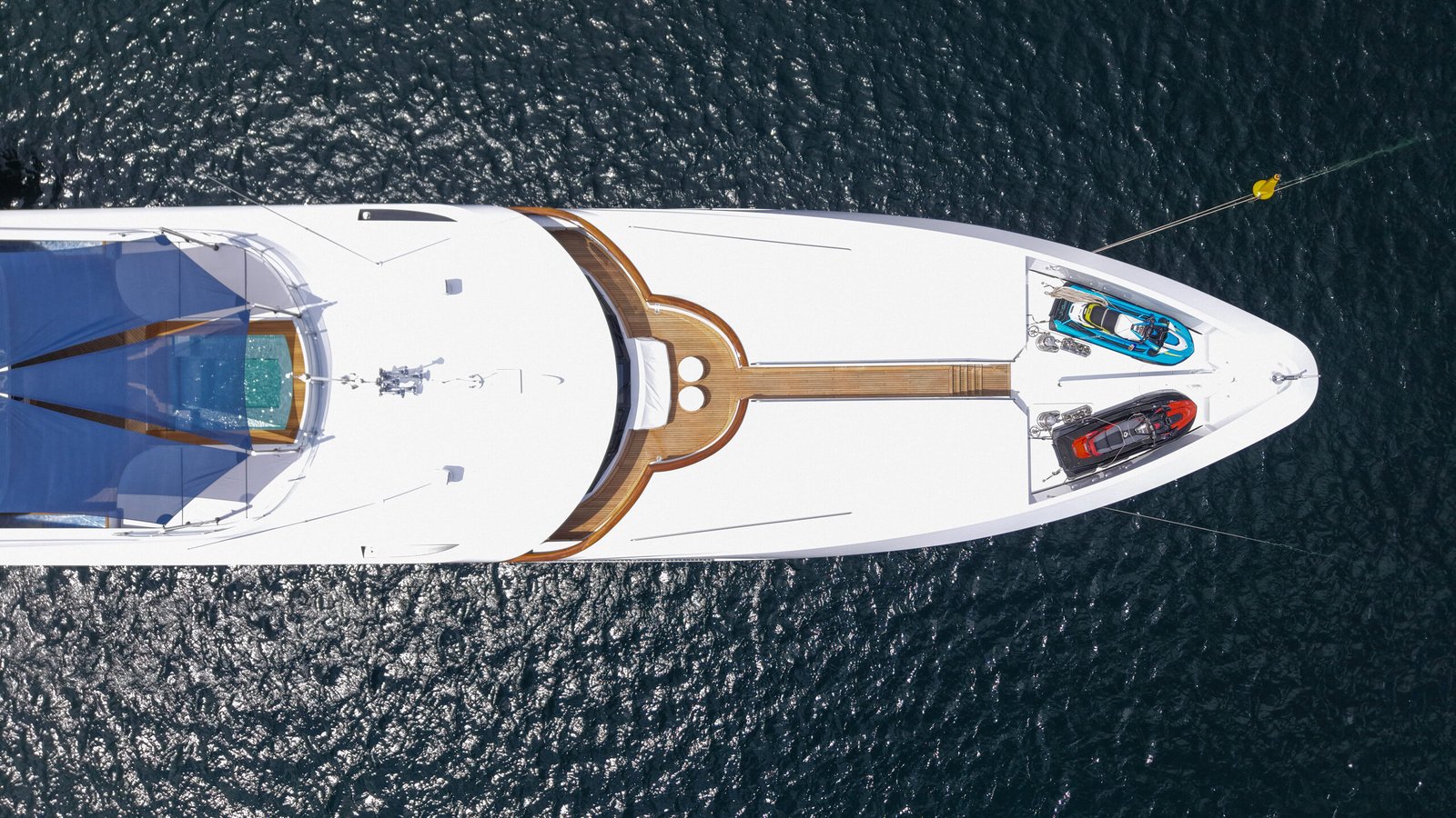 M/Y Mirabella exterior profile after her 2026 refit at Reviva Refit, Mengi Yay Shipyard