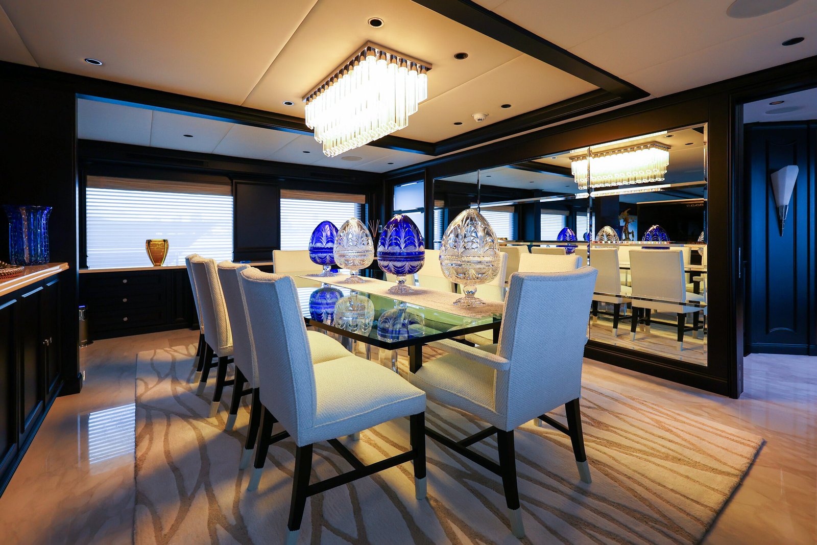 M/Y Mirabella interior after her 2026 refit at Reviva Refit, Mengi Yay Shipyard