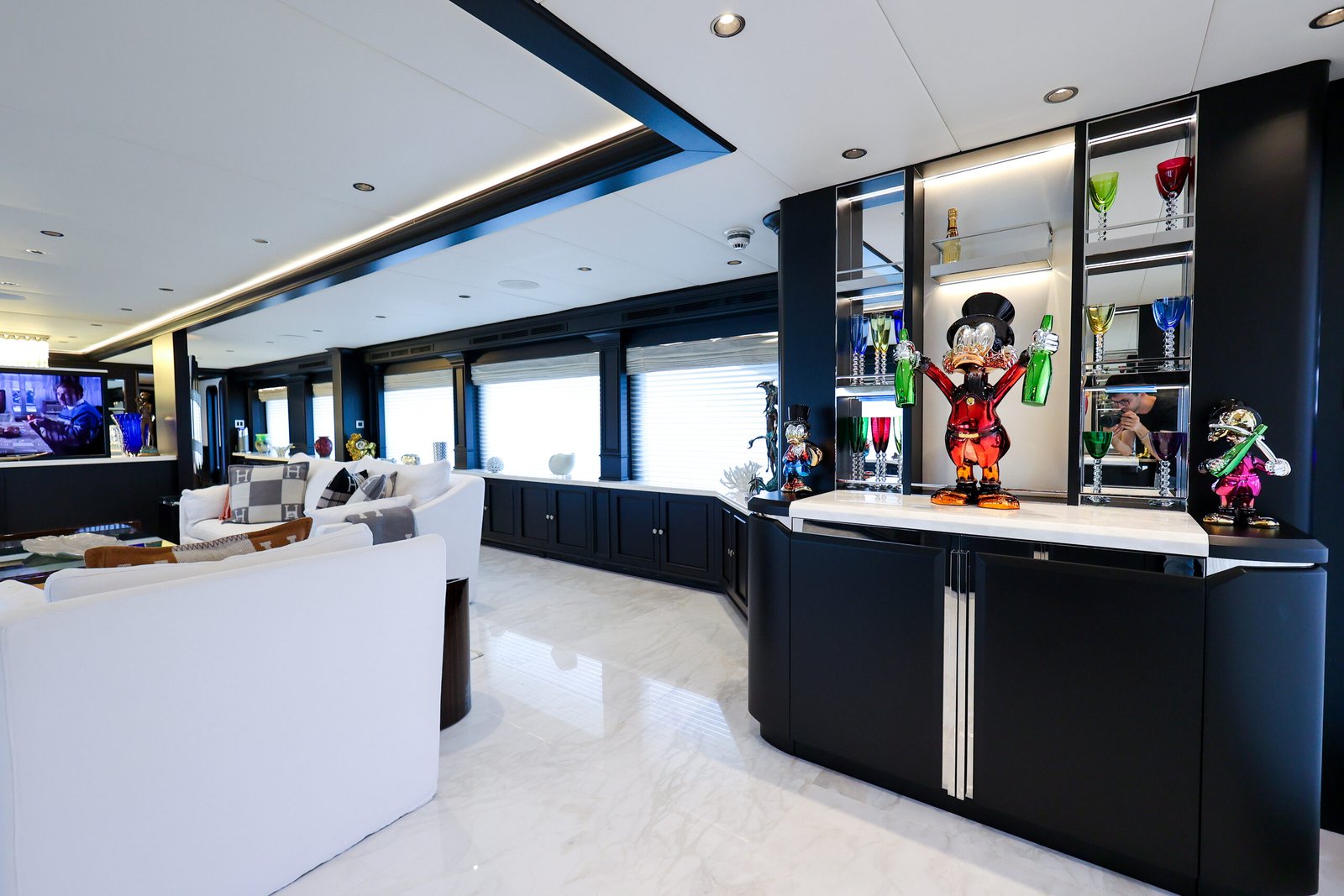 M/Y Mirabella interior after her 2026 refit at Reviva Refit, Mengi Yay Shipyard
