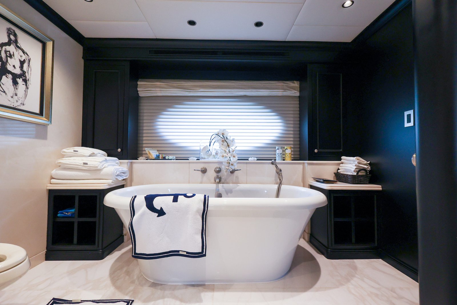 M/Y Mirabella interior after her 2026 refit at Reviva Refit, Mengi Yay Shipyard